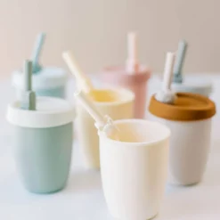 Kids Drinkware|Sippy Cups + Straw Cups-LouLou Lollipop Kids Cup with Straw