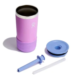Kids Water Bottles|Sippy Cups + Straw Cups-Hydro Flask Kids Tumbler with Straw & Boot (12 oz)