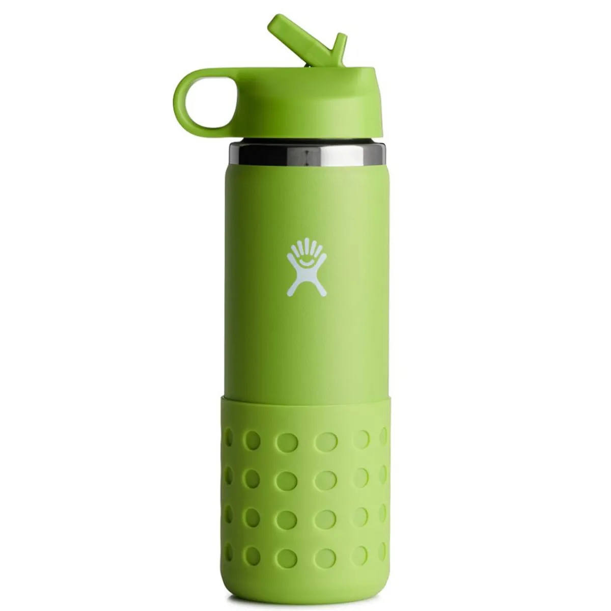 Kids Water Bottles|Sippy Cups + Straw Cups-Hydro Flask Kids Wide Mouth Straw Lid & Boot (20 oz)