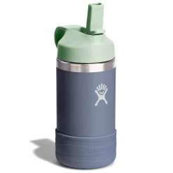 Kids Water Bottles|Sippy Cups + Straw Cups-Hydro Flask Kids Wide Mouth Straw Lid & Boot (12 oz)
