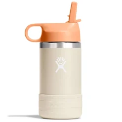 Kids Water Bottles|Sippy Cups + Straw Cups-Hydro Flask Kids Wide Mouth Straw Lid & Boot (12 oz)