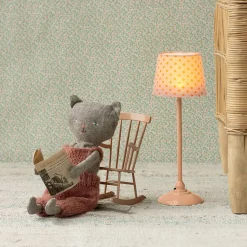 Knit Animals-Maileg Kitten in Overalls