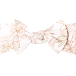 Hair Accessories-Copper Pearl Knit Headband