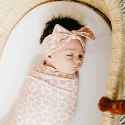 Hair Accessories-Copper Pearl Knit Headband