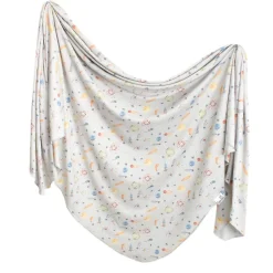 Blankets|Sleep Sacks + Wraps-Copper Pearl Knit Swaddle Blanket