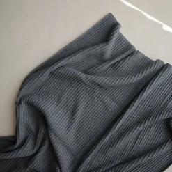Blankets-Mushie Knitted Ribbed Baby Blanket