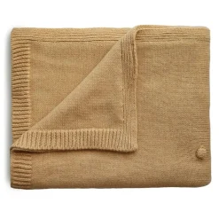 Blankets-Mushie Knitted Textured Dots Baby Blanket