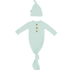 Nightgowns-Kyte Baby Knotted Gown & Hat