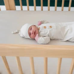 Nightgowns-Kyte Baby Knotted Gown & Hat