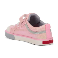 Velcro|Baby Sneakers-See Kai Run Kristin Shoes Pink Metallic