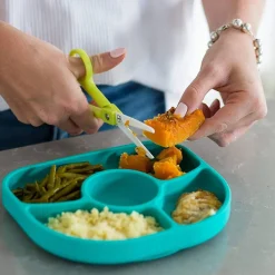 Kids Utensils|Toddler Training Utensils-Bbluv Küt Ceramic Food Scissors