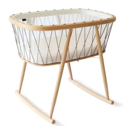 Bassinets-Charlie Crane KUMI Mesh Cocoon Bassinet