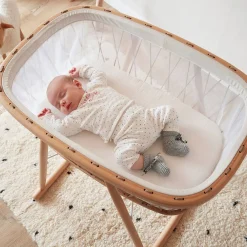 Bassinets-Charlie Crane KUMI Mesh Cocoon Bassinet