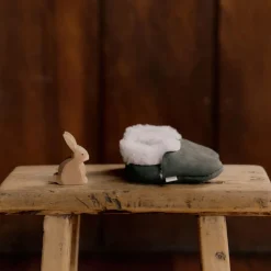 Infant Socks + Booties-Nature Baby Lambskin Booties