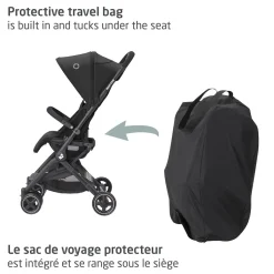 Travel Strollers-Maxi-Cosi Lara Ultracompact Stroller
