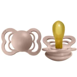 Pacifiers + Clips-Bibs Latex Supreme Pacifier (2 Pack)