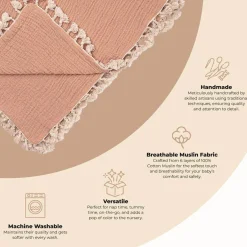 Blankets-Crane Baby 6-Layer Muslin Blanket