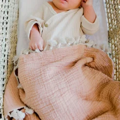 Blankets-Crane Baby 6-Layer Muslin Blanket