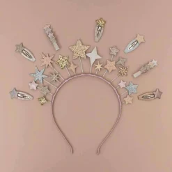 Hair Accessories-Mimi & Lula Layered Star Clips