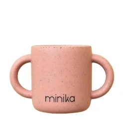 Kids Drinkware|Sippy Cups + Straw Cups-Minika Learning Cup with Handles