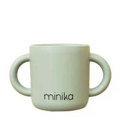 Kids Drinkware|Sippy Cups + Straw Cups-Minika Learning Cup with Handles