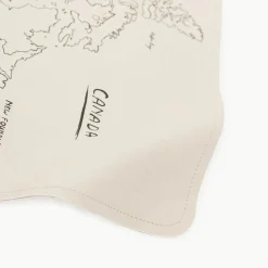 Changing Pads + Covers|Travel Gear-Gathre Leather Change Pad (Micro) - Canada Map