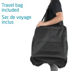 Travel Strollers-Maxi-Cosi Leona Ultra Compact Stroller Essential Black