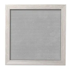 Decorative Objects|Wall Decor-Pearhead Letterboard Set (Rustic Grey)