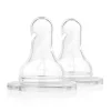 Nipples + Bottle Accessories-Dr. Brown's Level 4 Silicone Nipple (2 Pack)