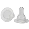 Nipples + Bottle Accessories-Dr. Brown's Level 1 Silicone Nipple (2 Pack)