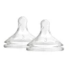 Nipples + Bottle Accessories-Dr. Brown's Level 3 Wide Neck Silicone Nipple (2 Pack)