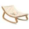 Kids Sofas + Armchairs|Bouncers-Charlie Crane LEVO Beech Baby Rocker
