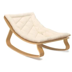Kids Sofas + Armchairs|Bouncers-Charlie Crane LEVO Beech Baby Rocker