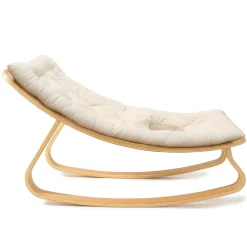 Kids Sofas + Armchairs|Bouncers-Charlie Crane LEVO Beech Baby Rocker