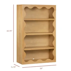 Bookshelves|Wck Exclusive Furniture-Babyletto Lido Wave Bookcase