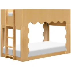 Soft Soles|Perforated Sneakers-Babyletto Lido Wave Convertible Bunk Bed