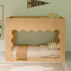 Soft Soles|Perforated Sneakers-Babyletto Lido Wave Convertible Bunk Bed