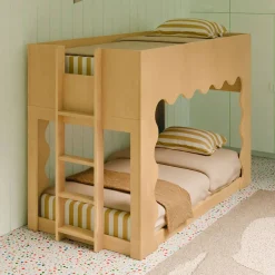 Soft Soles|Perforated Sneakers-Babyletto Lido Wave Convertible Bunk Bed