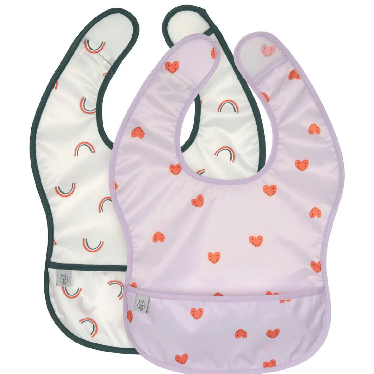 Bibs + Burps-Lassig Lightweight Bib (2 Pack)