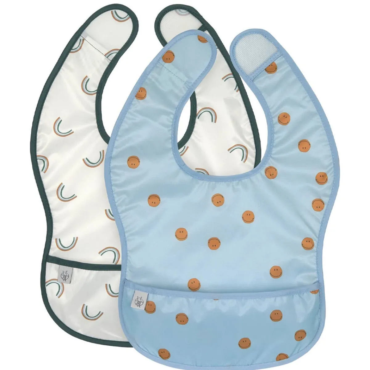 Bibs + Burps-Lassig Lightweight Bib (2 Pack)