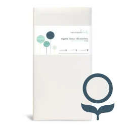 Crib Mattresses-Naturepedic Lightweight Classic Seamless Mattress 2-Stage