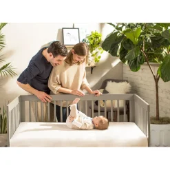 Crib Mattresses-Naturepedic Lightweight Classic Seamless Mattress 2-Stage