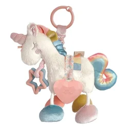 Stroller Toys|Plush Rattles + Teethers-Itzy Ritzy Link & Love Activity Plush Silicone Teether Toy