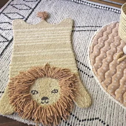 Rugs-Crane Baby Lion Shape Wool Rug