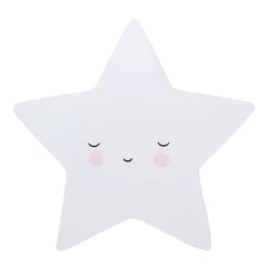 Lighting-A Little Lovely Company Little Light Sleeping Star White