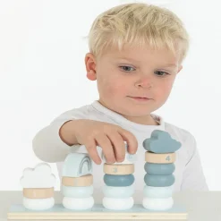 Wooden Toys|Stack + Nest Toys-Label Label Little Stacking Rings
