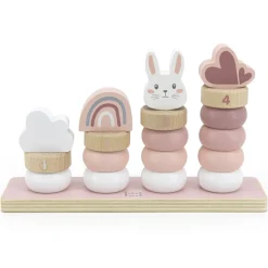 Wooden Toys|Stack + Nest Toys-Label Label Little Stacking Rings