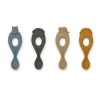 Kids Utensils|Toddler Training Utensils-Liewood Liva Silicone Spoon (4 Pack)