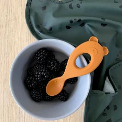 Kids Utensils|Toddler Training Utensils-Liewood Liva Silicone Spoon (4 Pack)