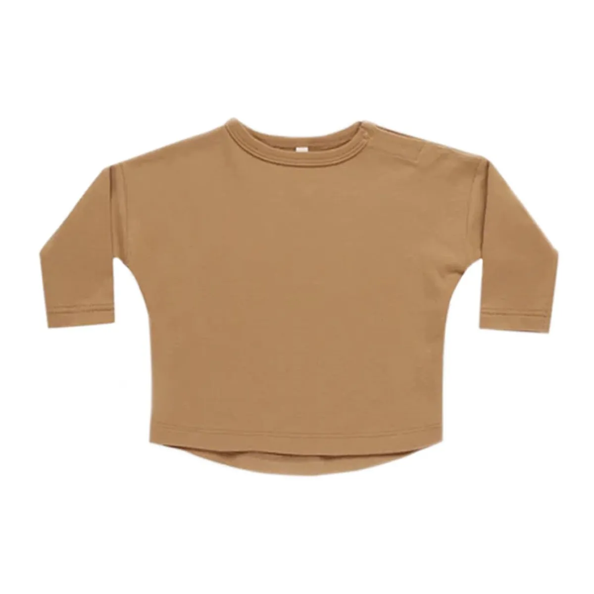 Tops + Tees-Quincy Mae Long Sleeve Baby Tee